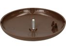 rosette de plafond rond barre marron