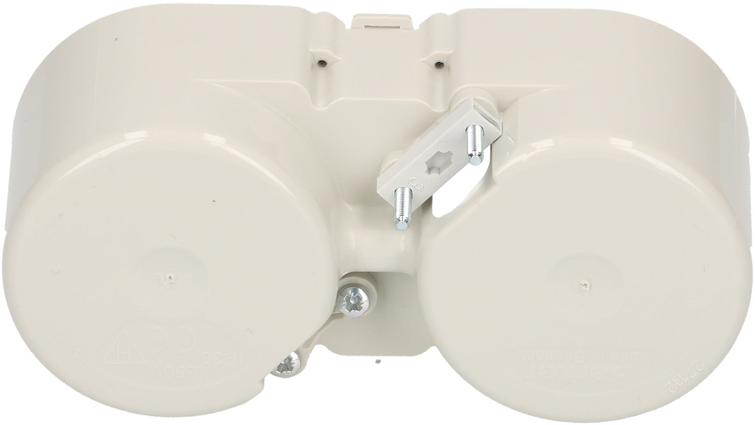 boîte de protection contre le toucher ta.2x1 Integro gris