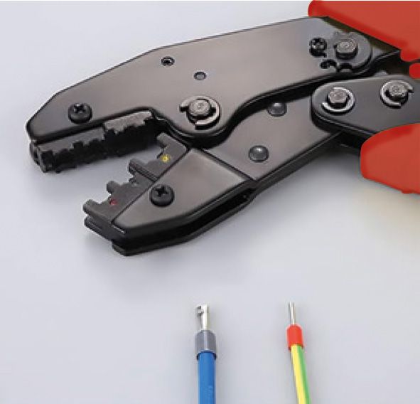 pince à sertir pour embout de câble et cosse à sertir