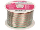 câble de haut-parleur 2x1.5mm² 10m transparent