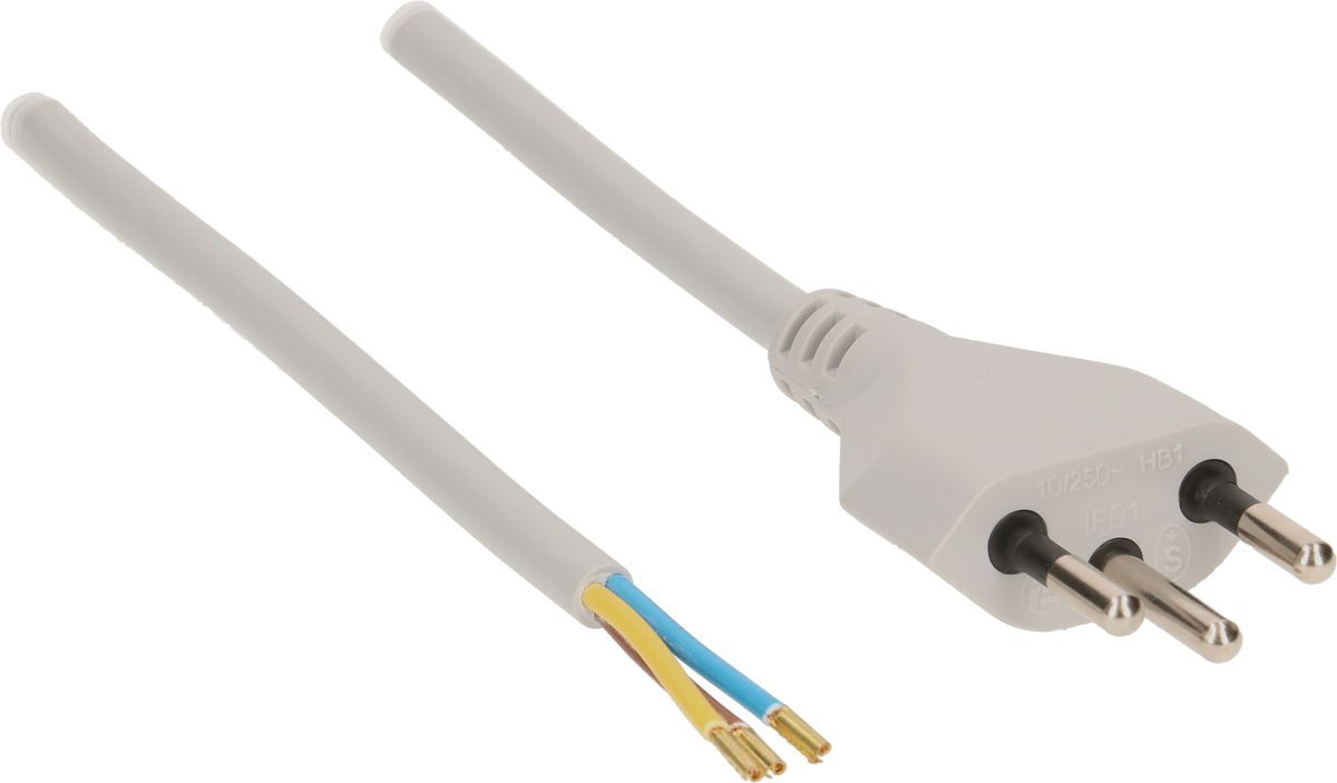 Cordon TDLR3x0,75mm2 gris L=3,0m