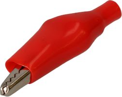 pince crocodile isolé rouge