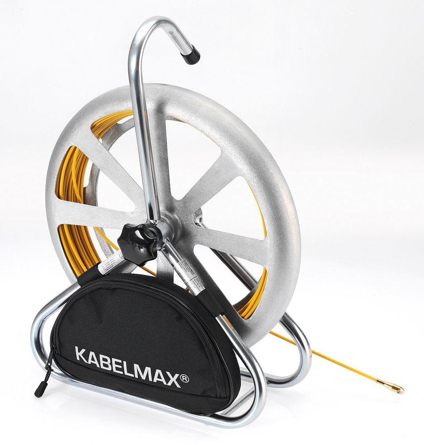 Sys. tirage Kabelmax 60m châssis en tube d'acier a. dévidoir alu