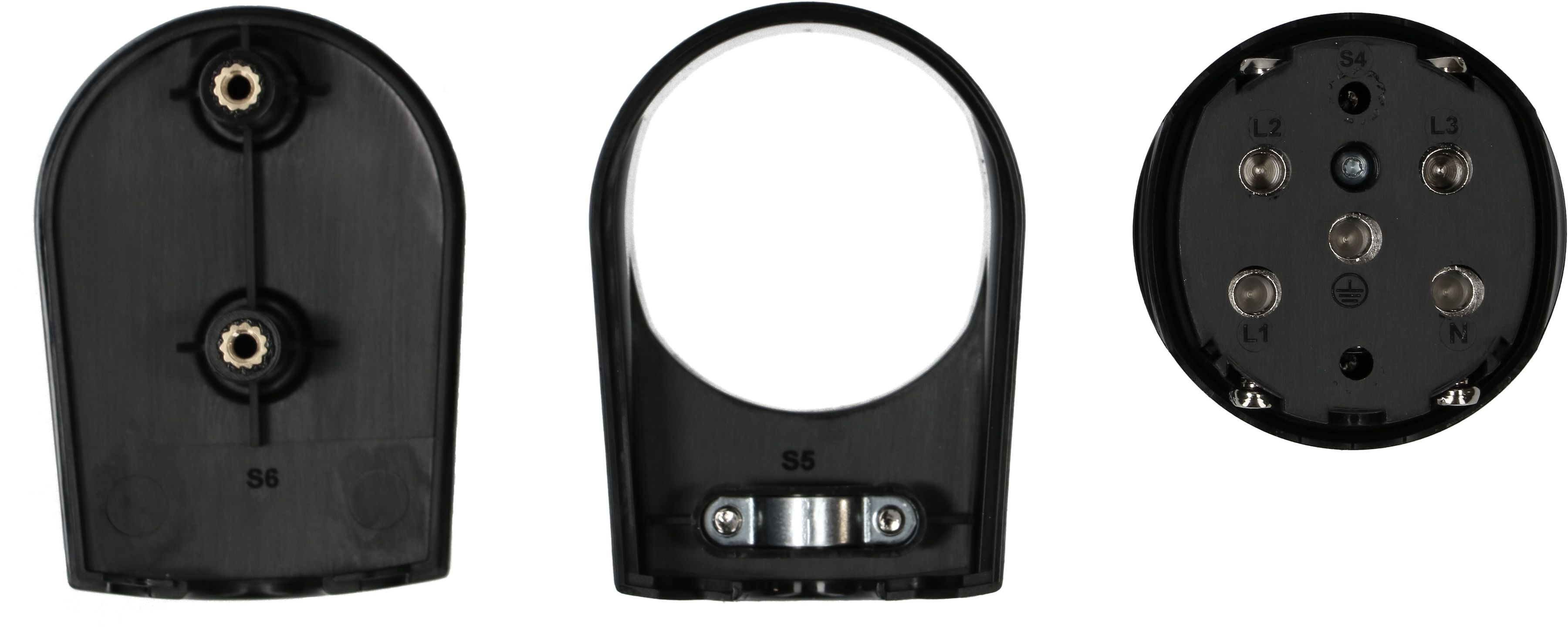 Fiche TH type 15 5 pôles noir coudé