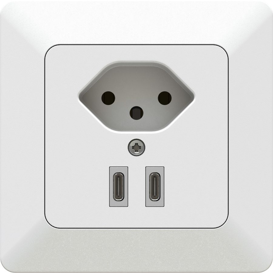 petite combinaison type 13 / USB-C+C 20W ENC priamos blanc