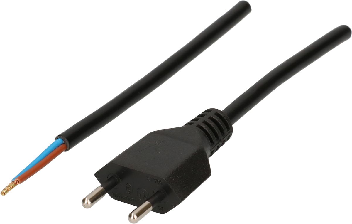 câble secteur GD H05RR-F2X1.0 5m noir type 11