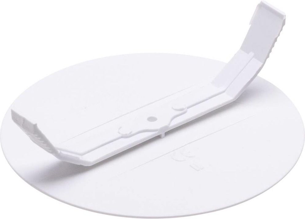 rosette de plafond rond plat cintre en plastique blanc