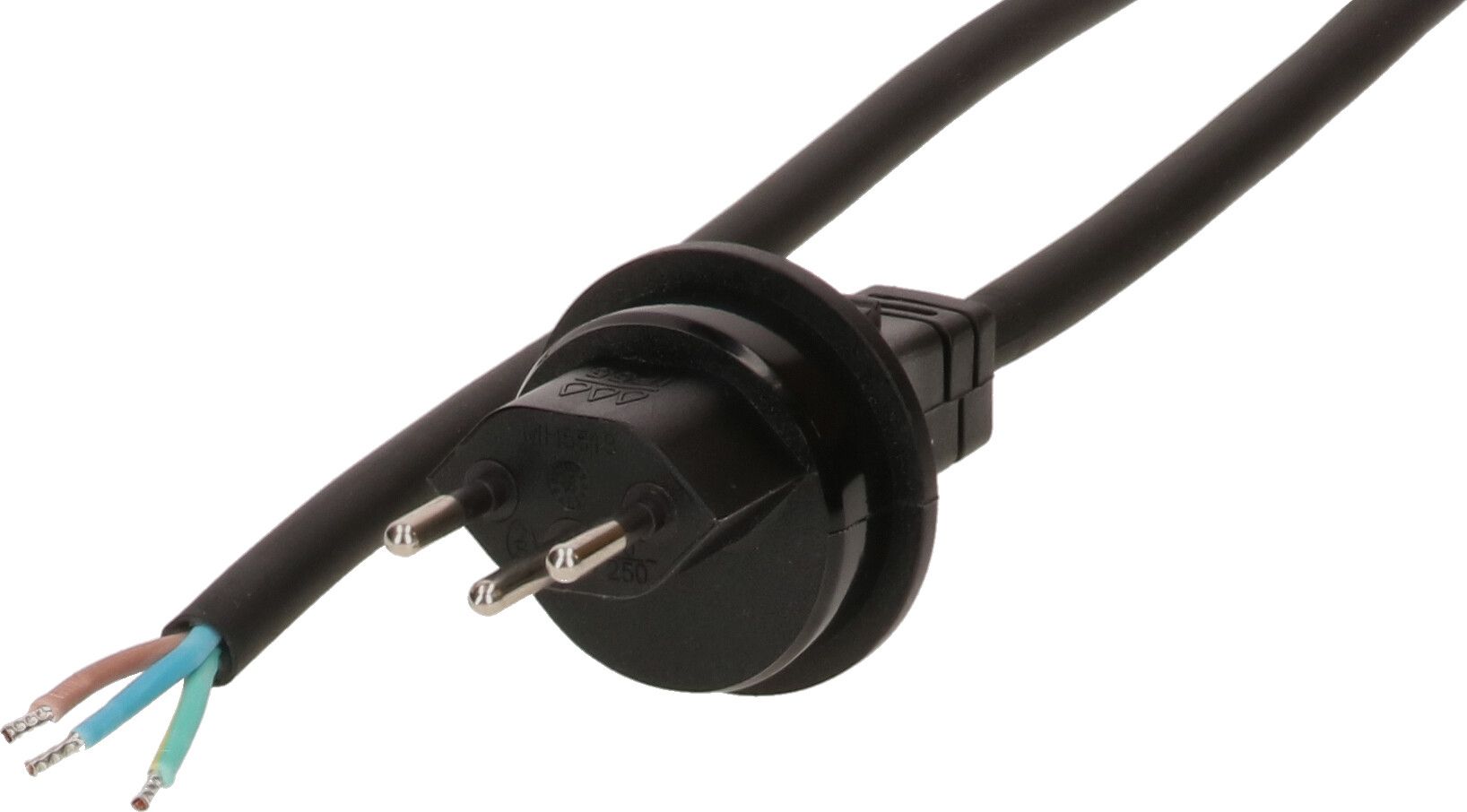 GDV-Netzkabel H07RN-F3G1.5 10m schwarz Typ 13 IP55