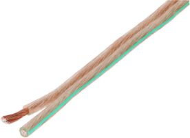 cavo per altoparlanti 2x2.5mm² 10m transparente