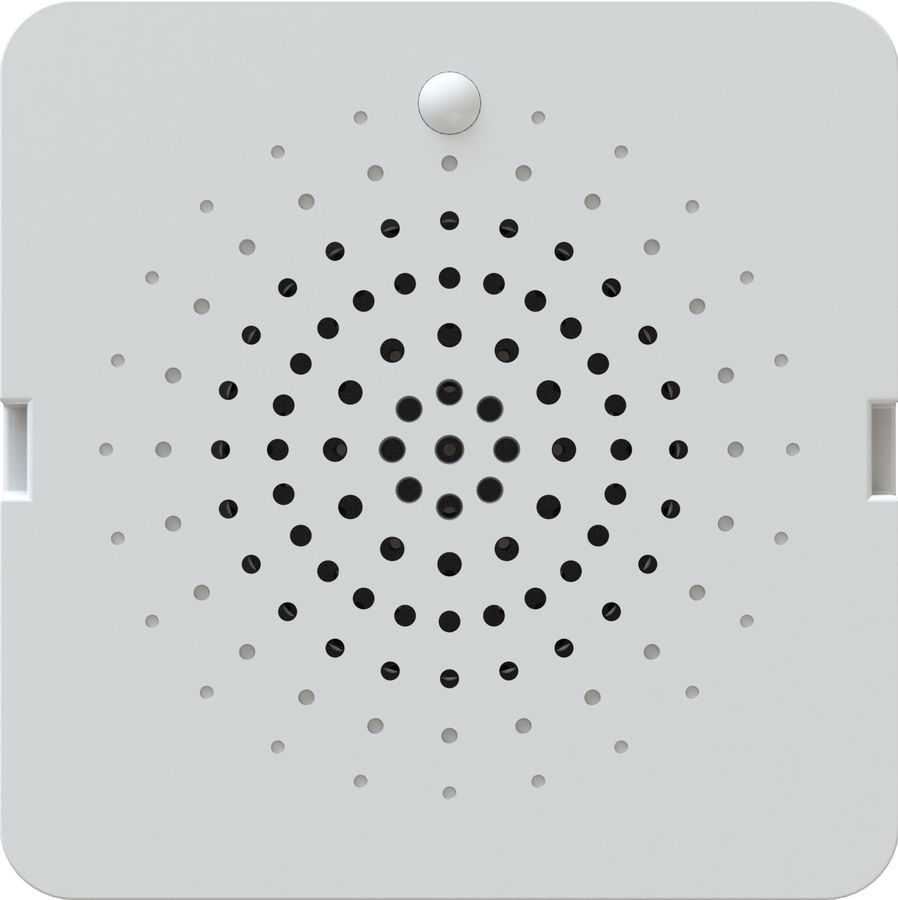 carillon de porte 230V AC insert +plaque frontale priamos blanc