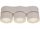 LED plafonnier TRIPLE SHINE blanc mat 3000K 2200lm 2x 36°