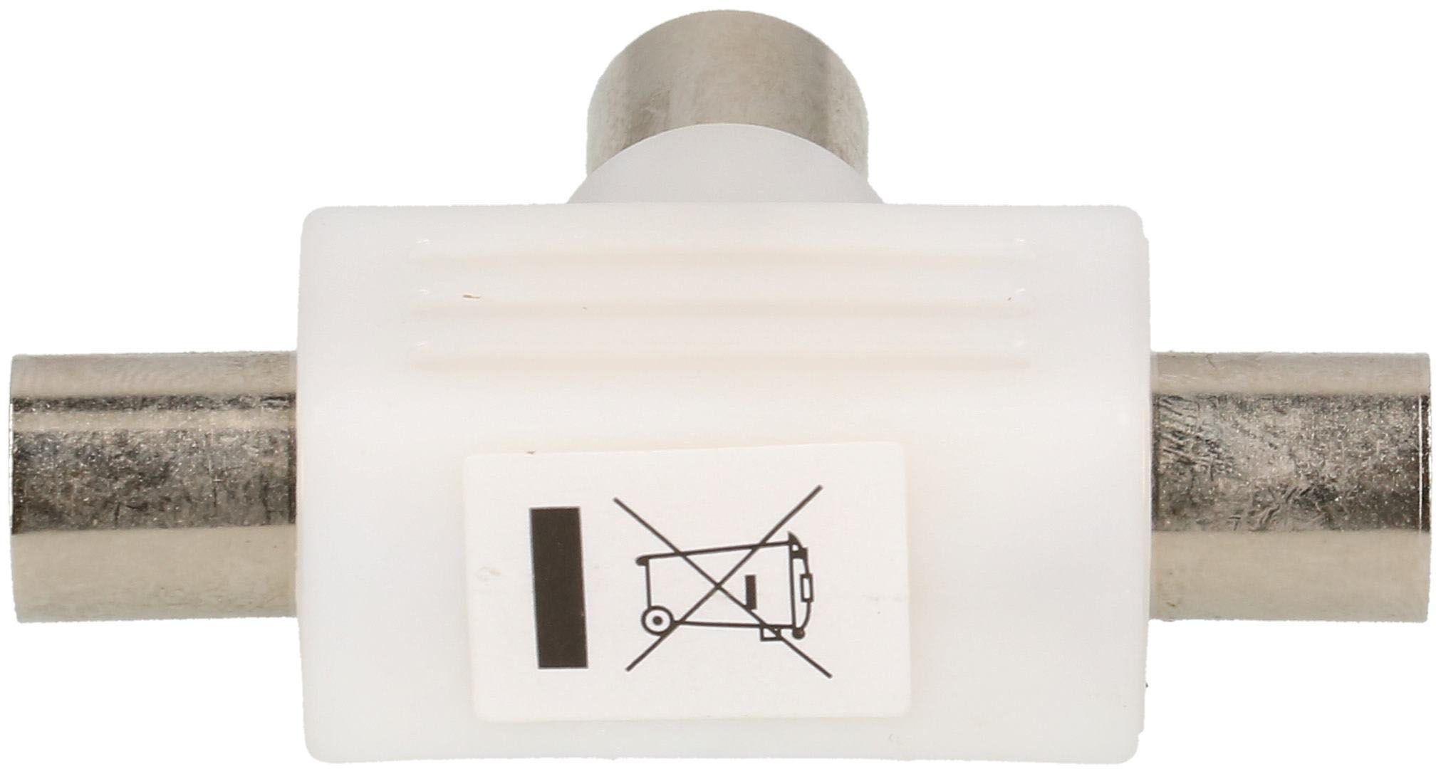 Diviseur enfichable 2x TV blanc