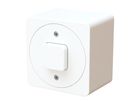 bouton-poussoir NO/NF AP maxONE blanc