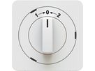 Dreh-/Schlüsselschalter 1=>0<=2 Frontplatte priamos weiss