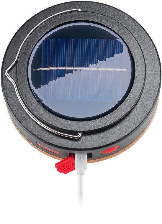 LED-Solar-Campinglampe mit Akku
