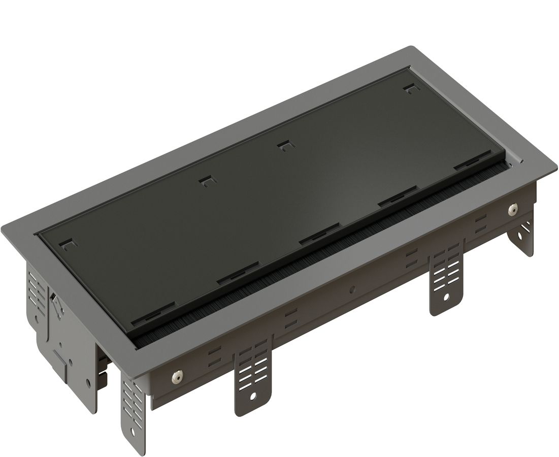 BOX PLUS cadre agencé gris M 4 fois