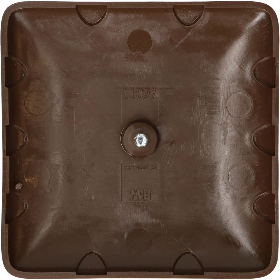 rosette de plafond carré barre marron