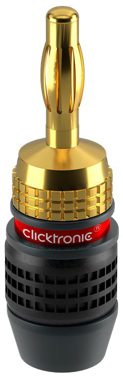 Clicktronic fiche banane or noir