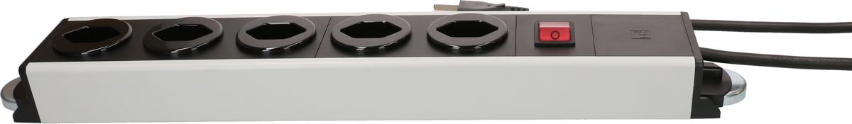 multiprise Power Line 5x type 23 gr/nr interrupteur 1.5m aimant