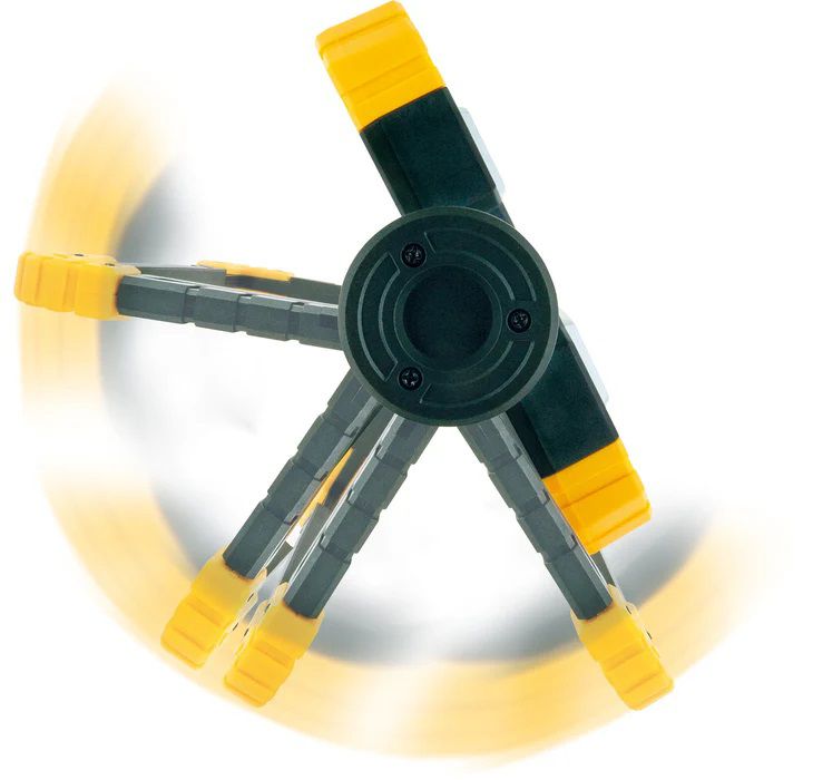 projecteur de travail rechargeable LED 2x 10W pivotant à 360°