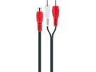 câble audio adaptateur Y RCA 0.2m noir