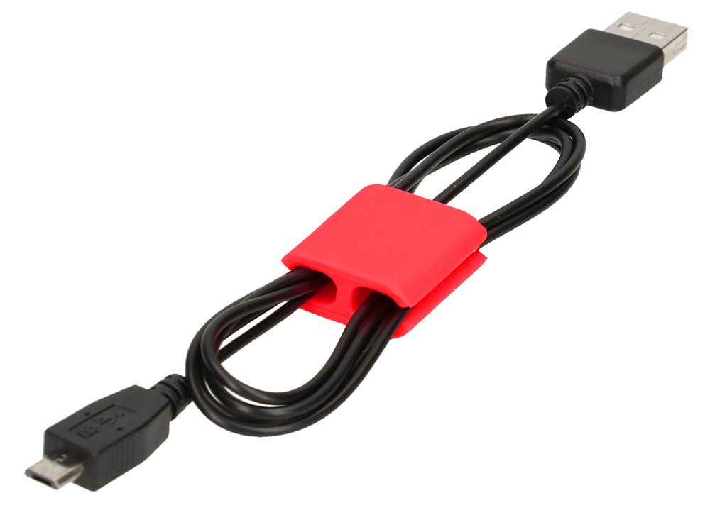 Cable Clips Set 2x vert 2x rouge 2x bleu