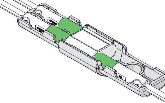 LIBERTY GST08 clip de fermeture pour distributeur blanc