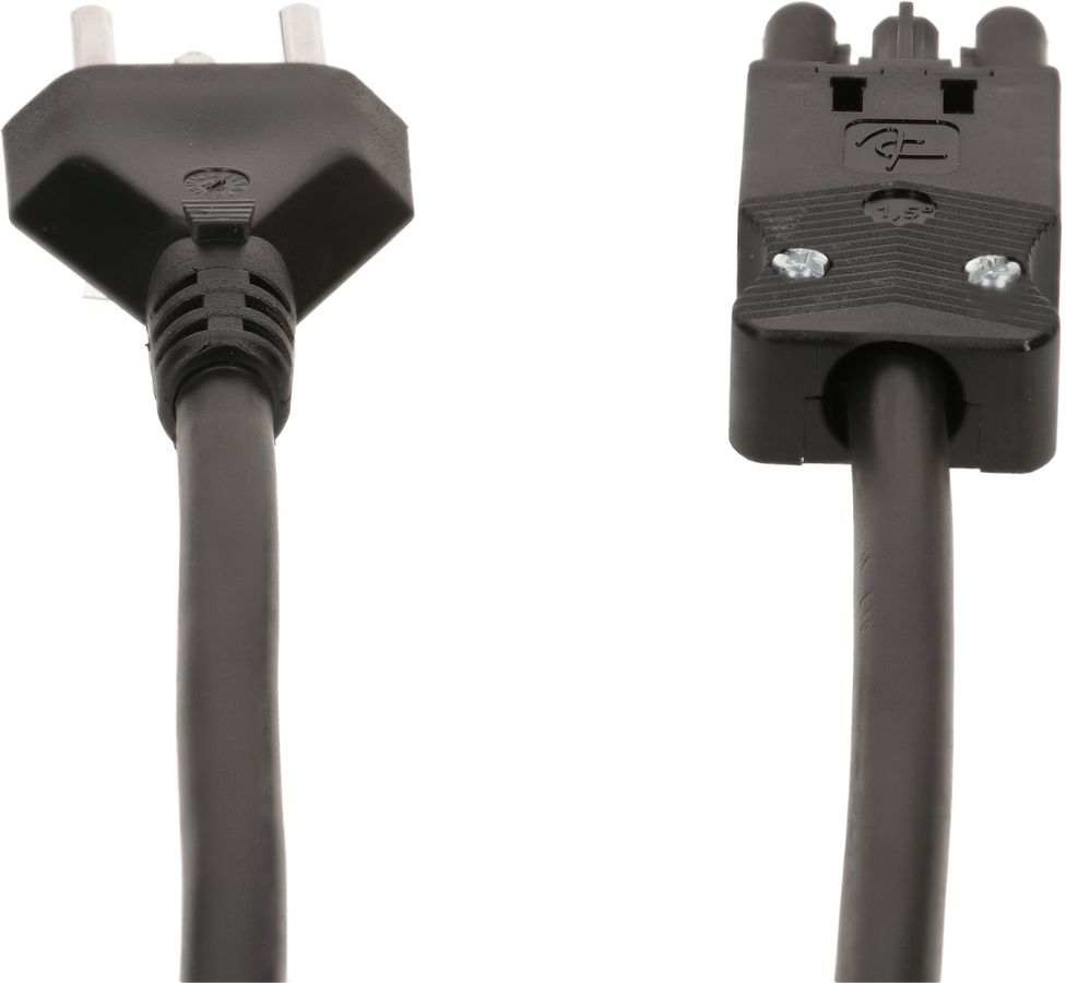 câble de raccordement TD H05VV-F3G1.5 3m noir type 23 / AC 166