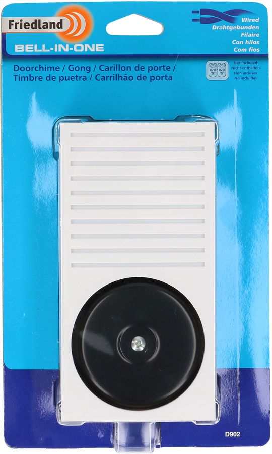 Sonnerie Bell-in-One 3V blanche/noire