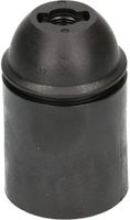 Douille-E27 manteau lisse M10x1 noire