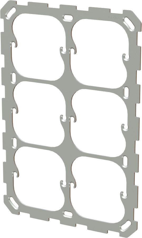 piastra di fissaggio dim.3x2 modino