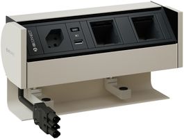 PRISMA bloc multiprise blanc 1x type 13 1x USB-A/C 2x vide