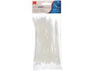 attache câbles redissolvable 3.5x150mm blanc / 50 pièces
