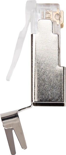 fiche réseau RJ45 Cat. 6a/Cat. 7 argenté/gris 4 pièces