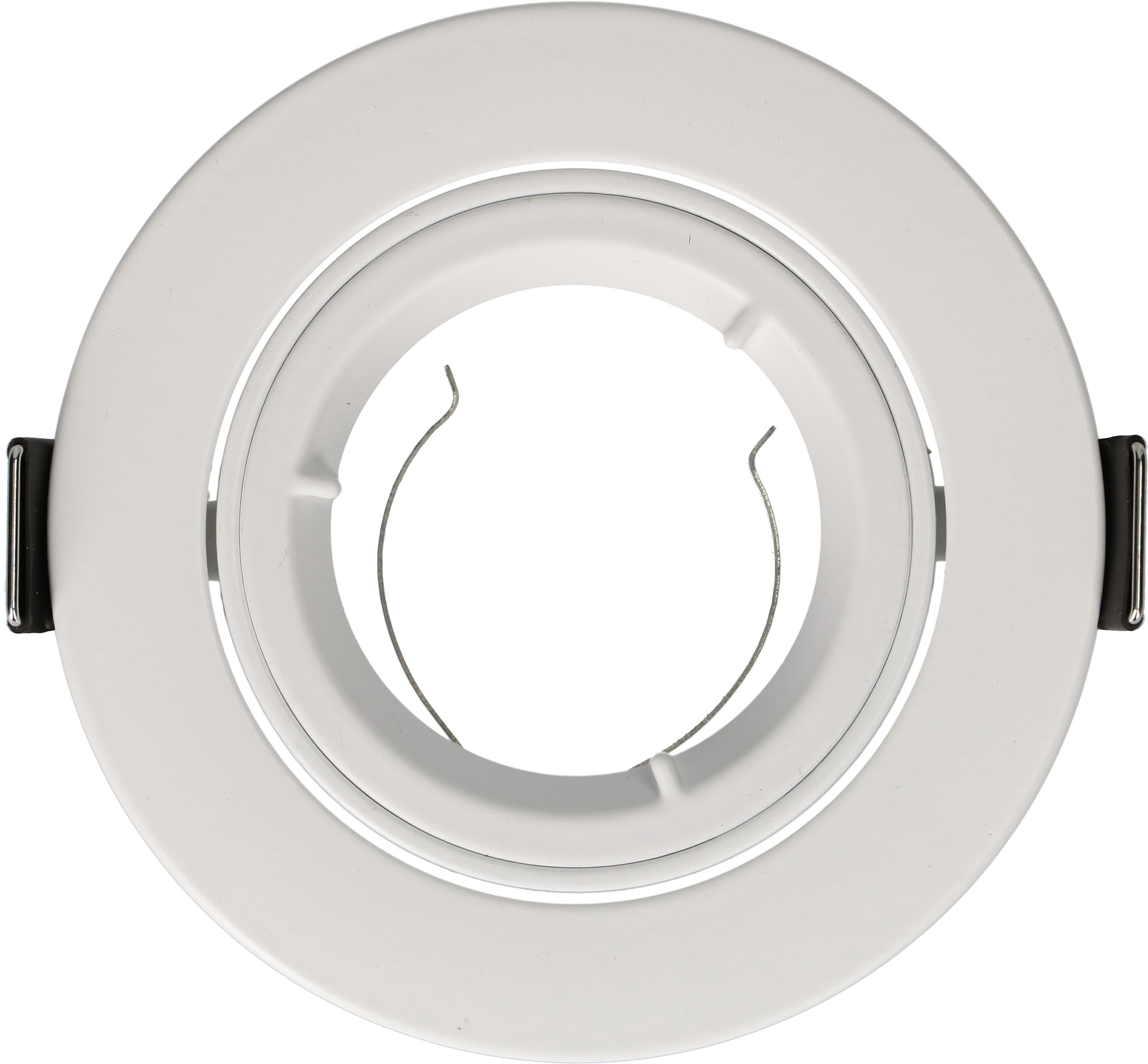 Einbaurahmen Ø80 weiss für LED-Lampen mit GU10-Sockel
