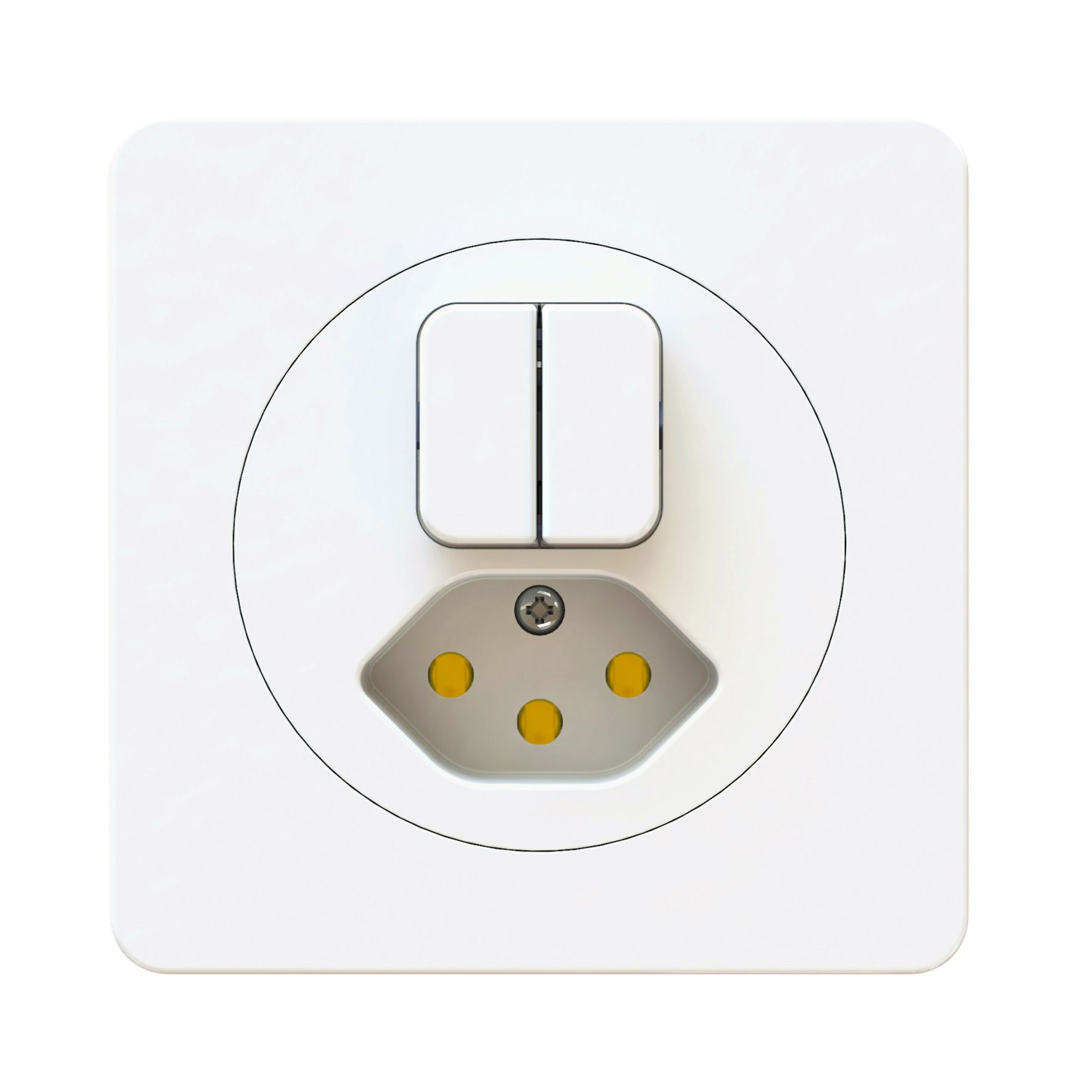 piccolo comb. schema 3+3 / tipo 13 dim.1x1 INC maxONE bianco