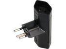 multi adaptateur 2x type 13 3 pôles noir