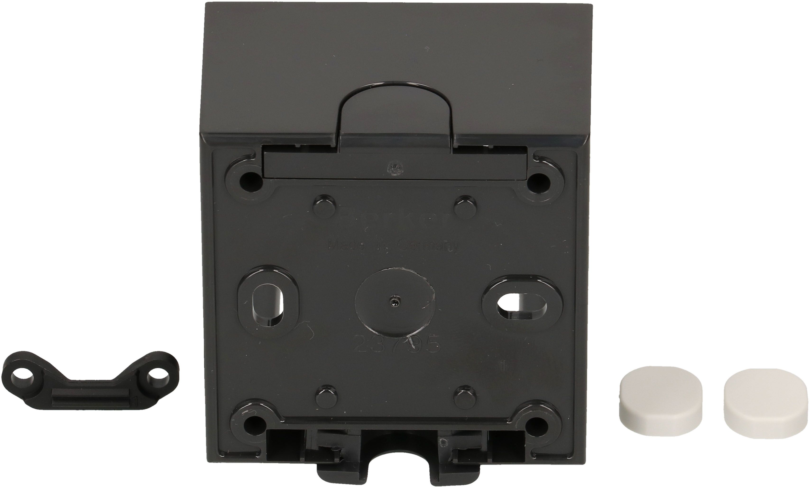 boîtier ta.1x1 haut AP Integro anthracite