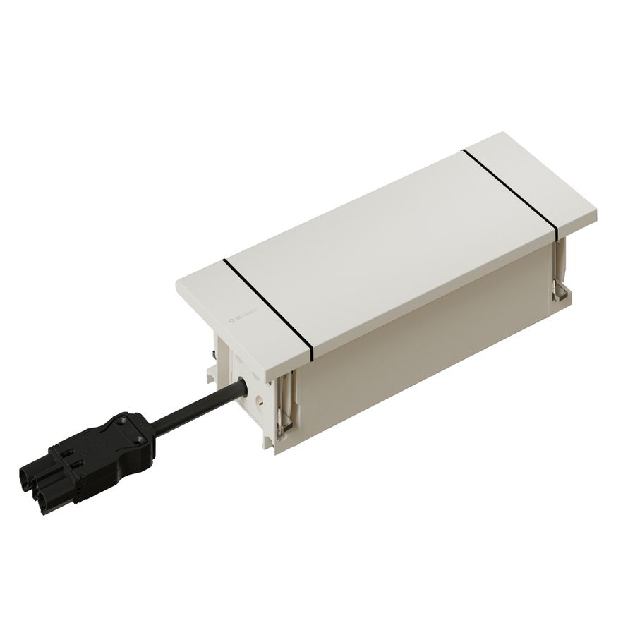 NEXO bloc multiprise blanc 3x type 13