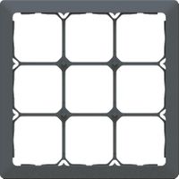 Abdeckrahmen Gr.3x3 UP inkl. Designprofil priamos anthrazit