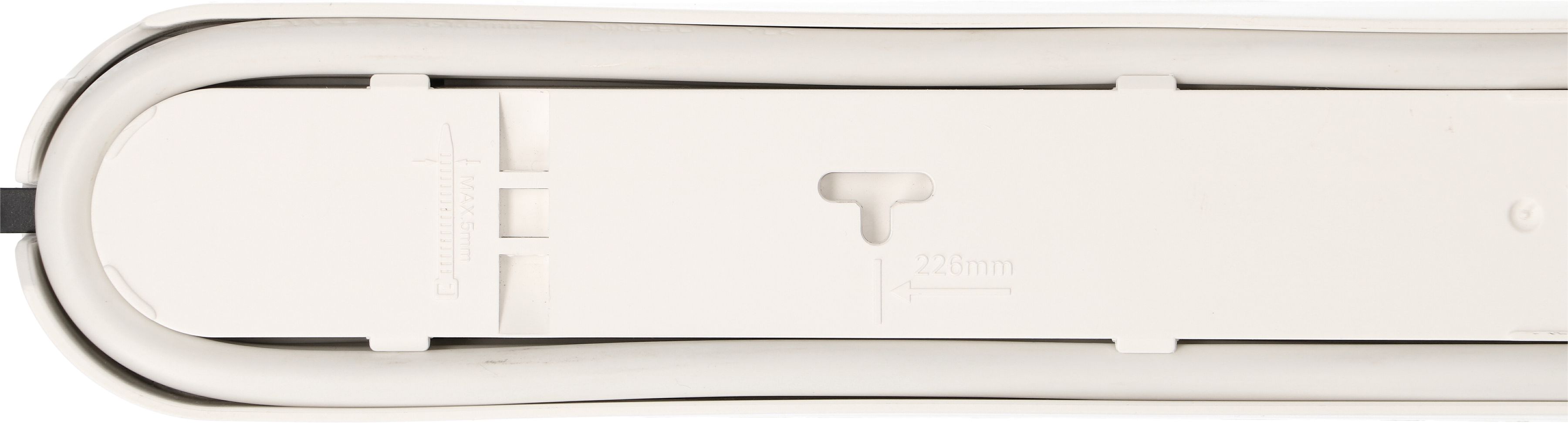 multipresa Design Line 5x tipo 13 USB A+C bi/ne interr. 2.2m pia.