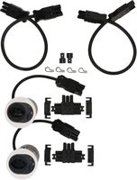 Twin set d'extension ATOM bloc multiprise blanc type 13 USB-A/C