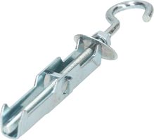 Cheville basculante av.crochet, M4x70mm