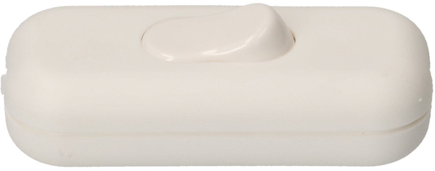 interrupteur à cordon 1 pôle, OFF 2(1)A, blanc