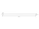 barre lumineuse à LED ONE FOR ALL 1200mm NOT 20-40W 3000/4000K