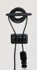 taquet en nylon 165mm noir