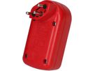Multi adaptateur ADAPT 2x type 13 rouge rotatif interr. BS