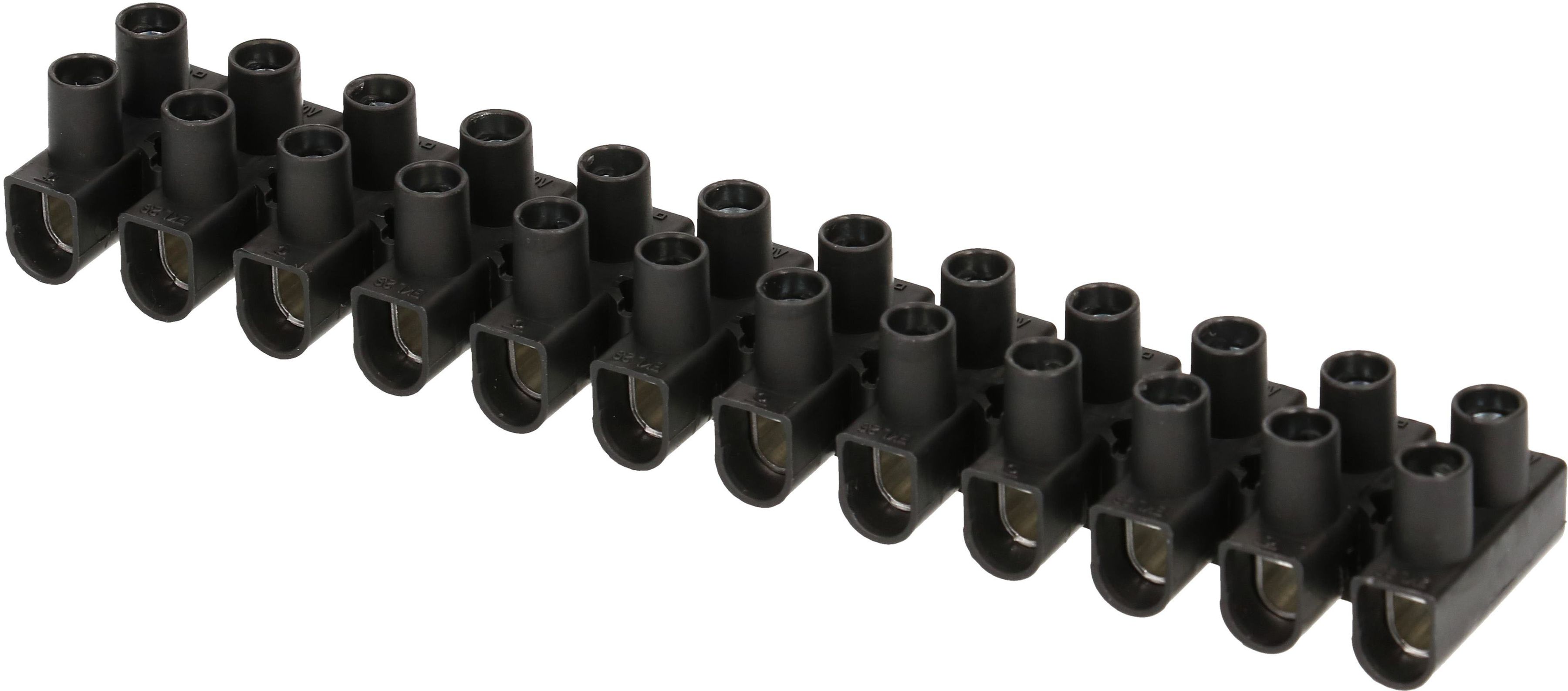 Klemmleiste EKL 2 S 2.5-10mm2 12-polig schwarz 2 Stk.