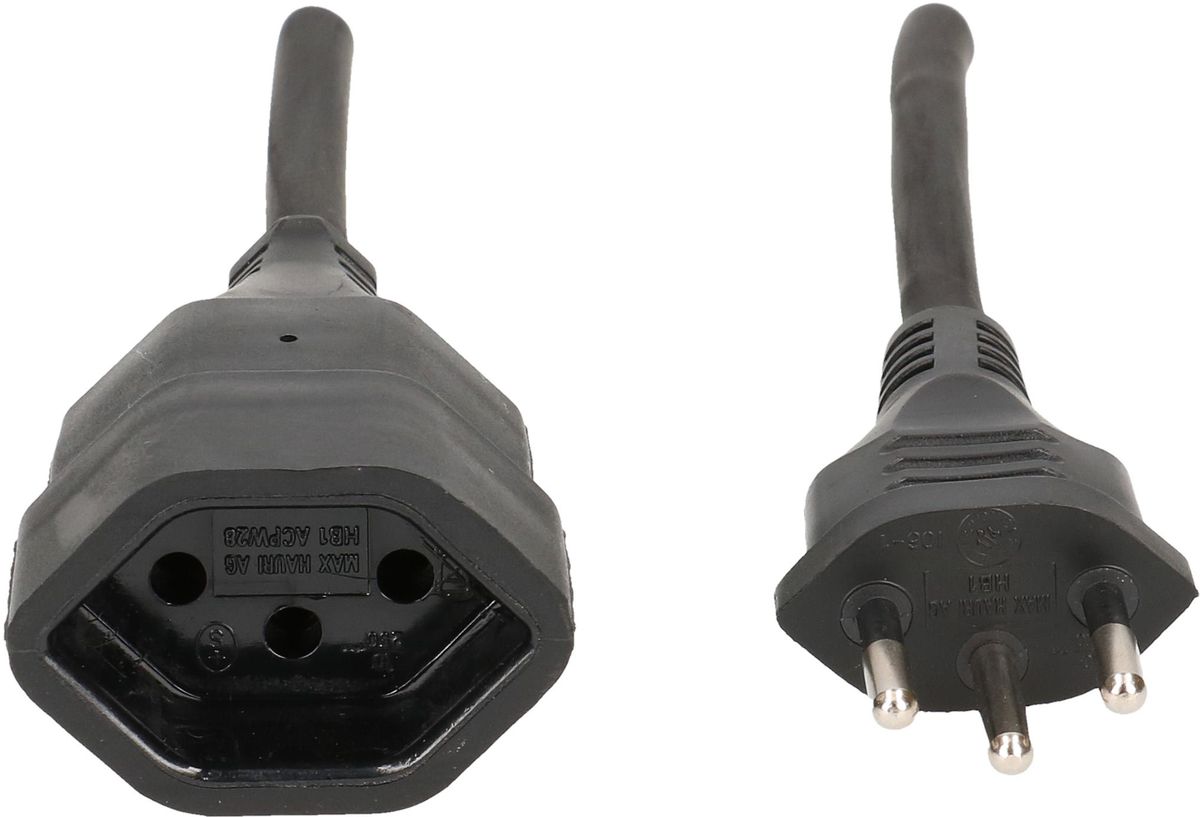 Rallonge GD H05RR-F3G1.5 9m noir type 12 / type 13