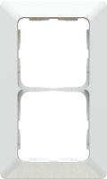 Abdeckrahmen Gr.2x1 UP inkl. Designprofil priamos weiss